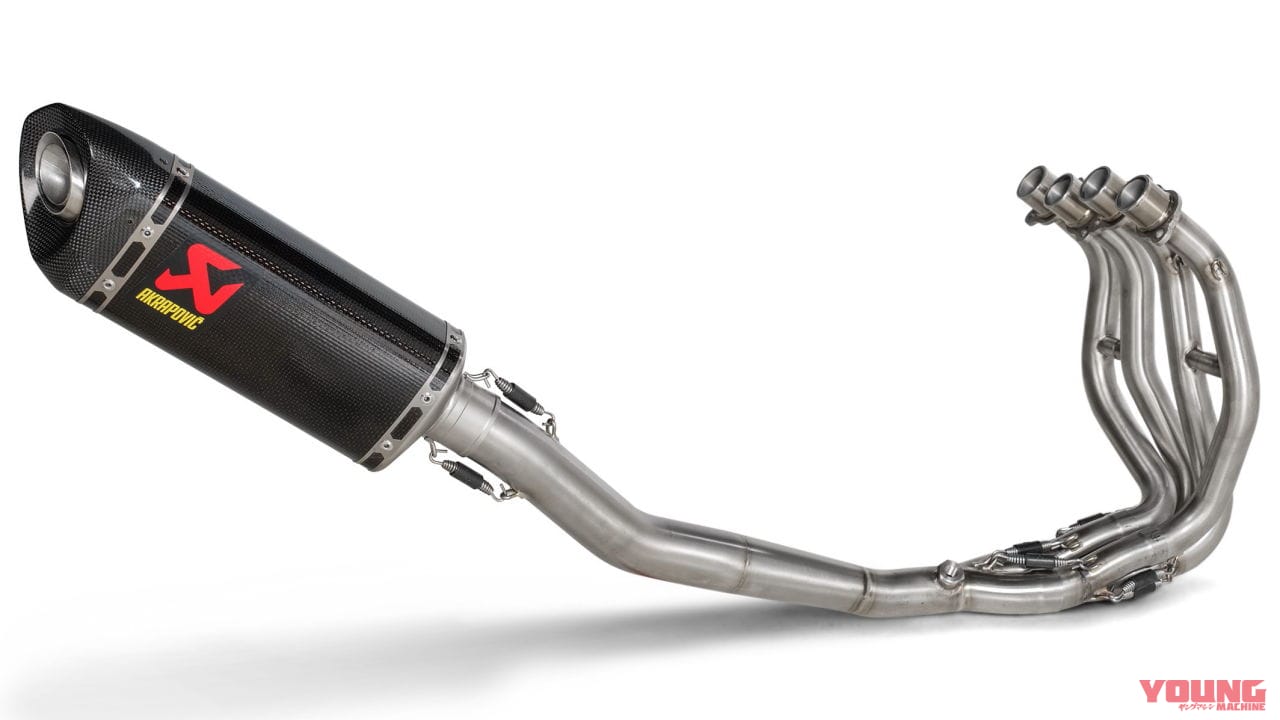 ニンジャZX-25Rとアクラポヴィッチ マフラー|ニンジャZX-25Rの実測パワーグラフを入手! アクラポヴィッチ製マフラーは中速域で約2ps以上アップ