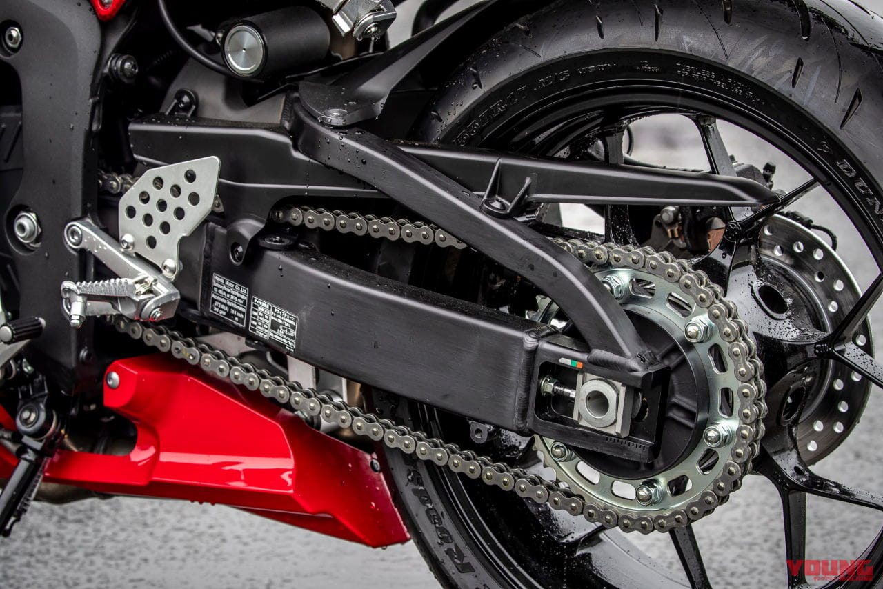 ホンダ CBR600RR|ホンダ新型CBR600RRの姿をキャッチ! シフターや足まわりはどうなっている?