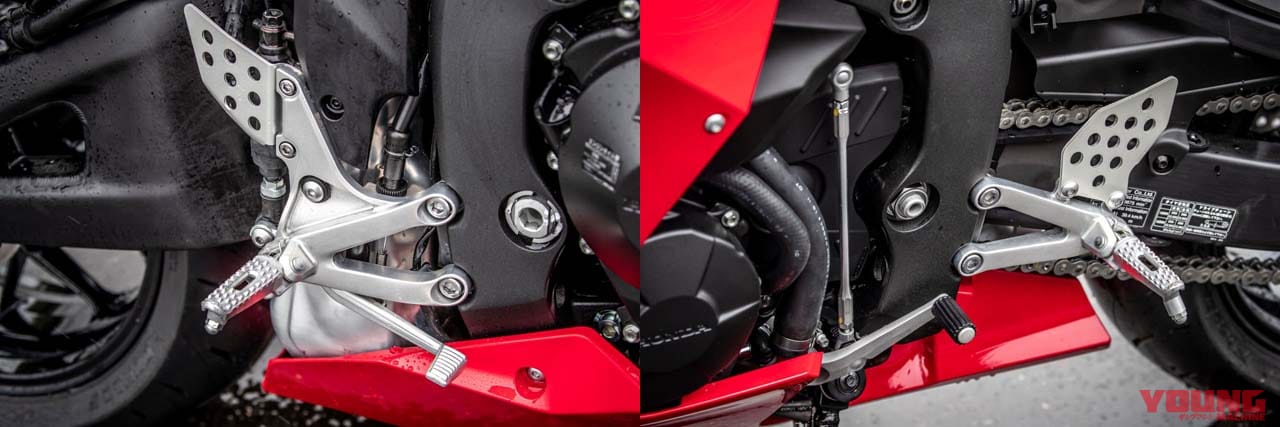 ホンダ CBR600RR|ホンダ新型CBR600RRの姿をキャッチ! シフターや足まわりはどうなっている?