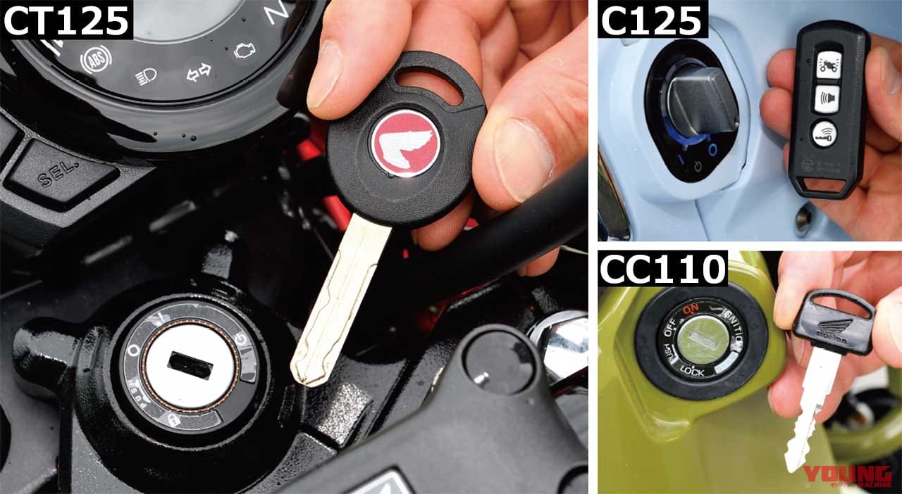 CT125ハンターカブ/スーパーカブC125/クロスカブ110〈兄弟車ディテール比較〉|CT125ハンターカブ/スーパーカブC125/クロスカブ110〈兄弟車ディテール比較〉