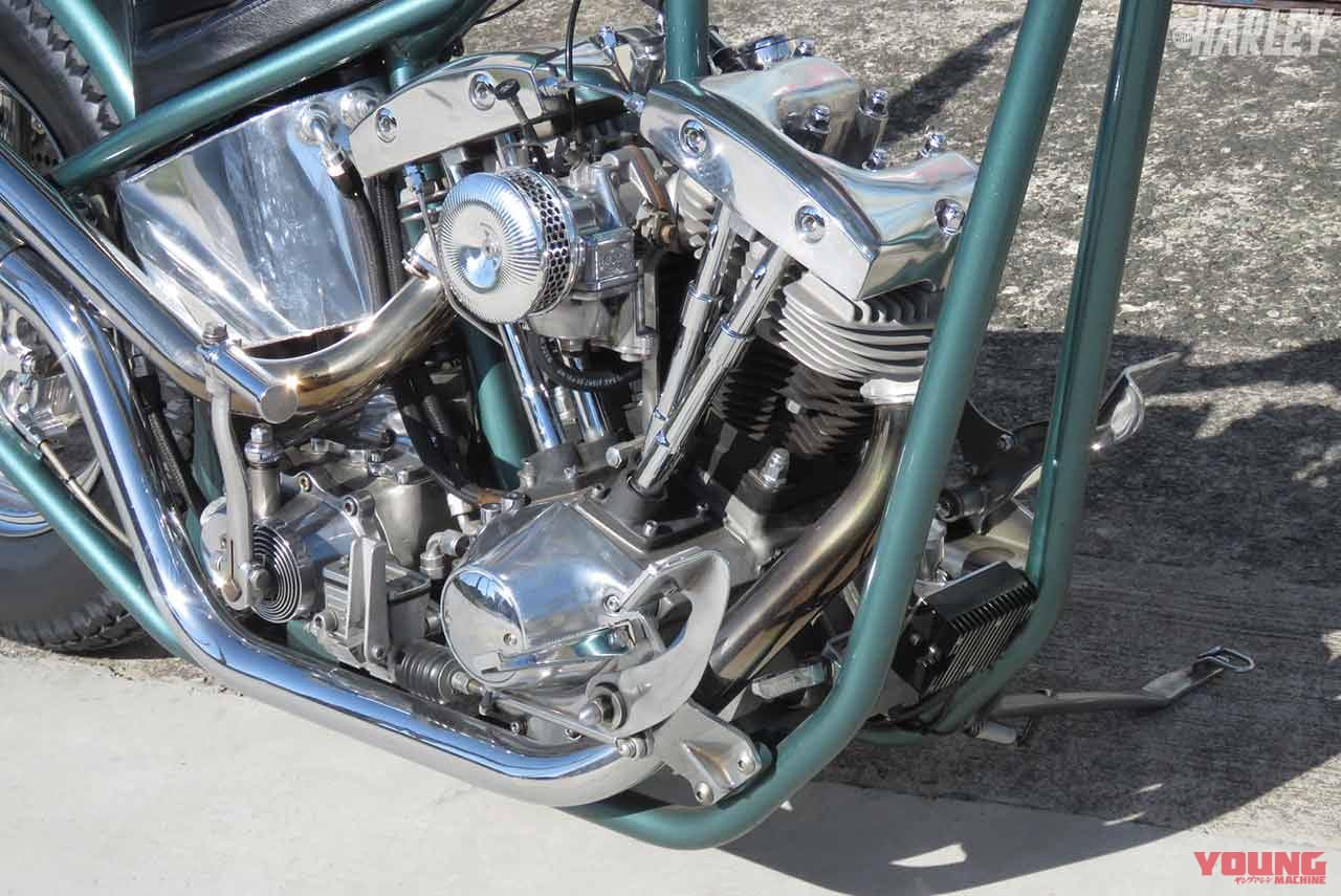 |’81ハーレーFXSローライダーカスタム ロングフォークチョッパー by ブルズアイ
