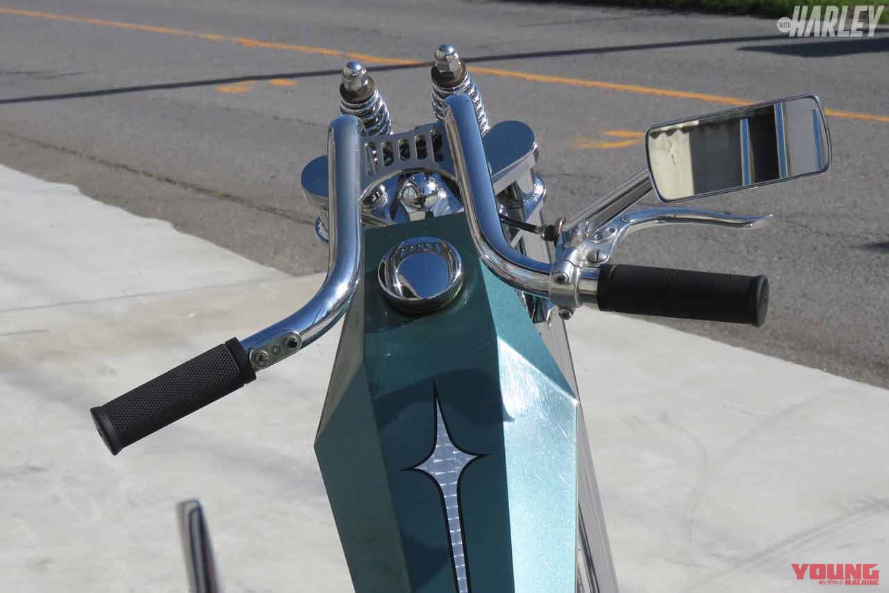 |’81ハーレーFXSローライダーカスタム ロングフォークチョッパー by ブルズアイ