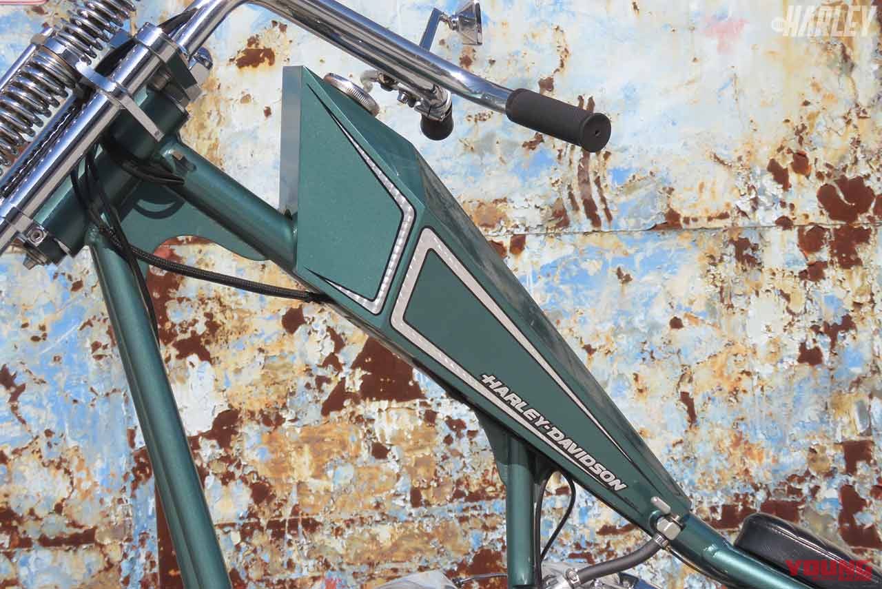 |’81ハーレーFXSローライダーカスタム ロングフォークチョッパー by ブルズアイ