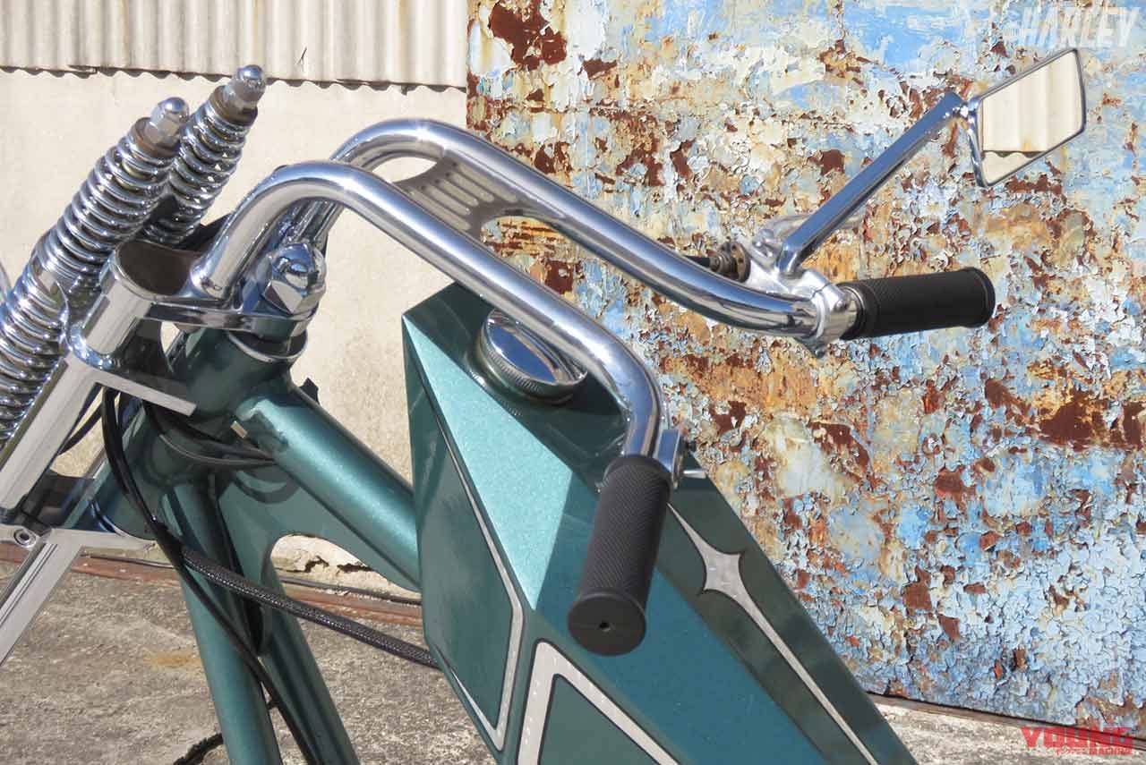 |’81ハーレーFXSローライダーカスタム ロングフォークチョッパー by ブルズアイ