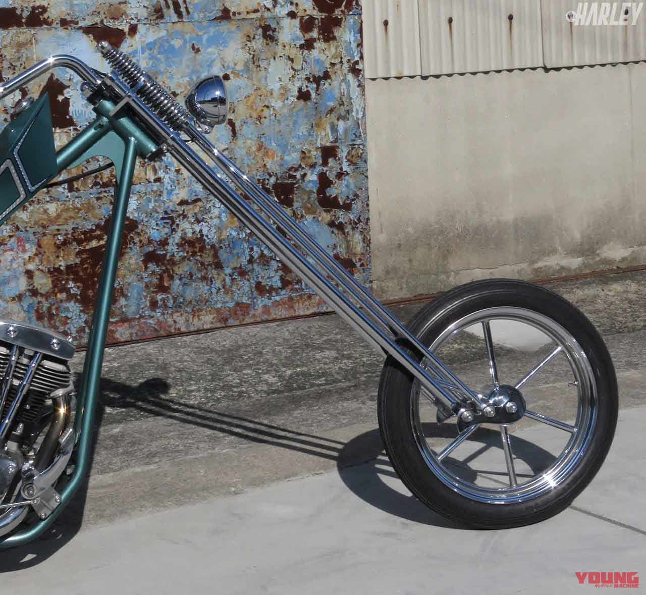 |’81ハーレーFXSローライダーカスタム ロングフォークチョッパー by ブルズアイ