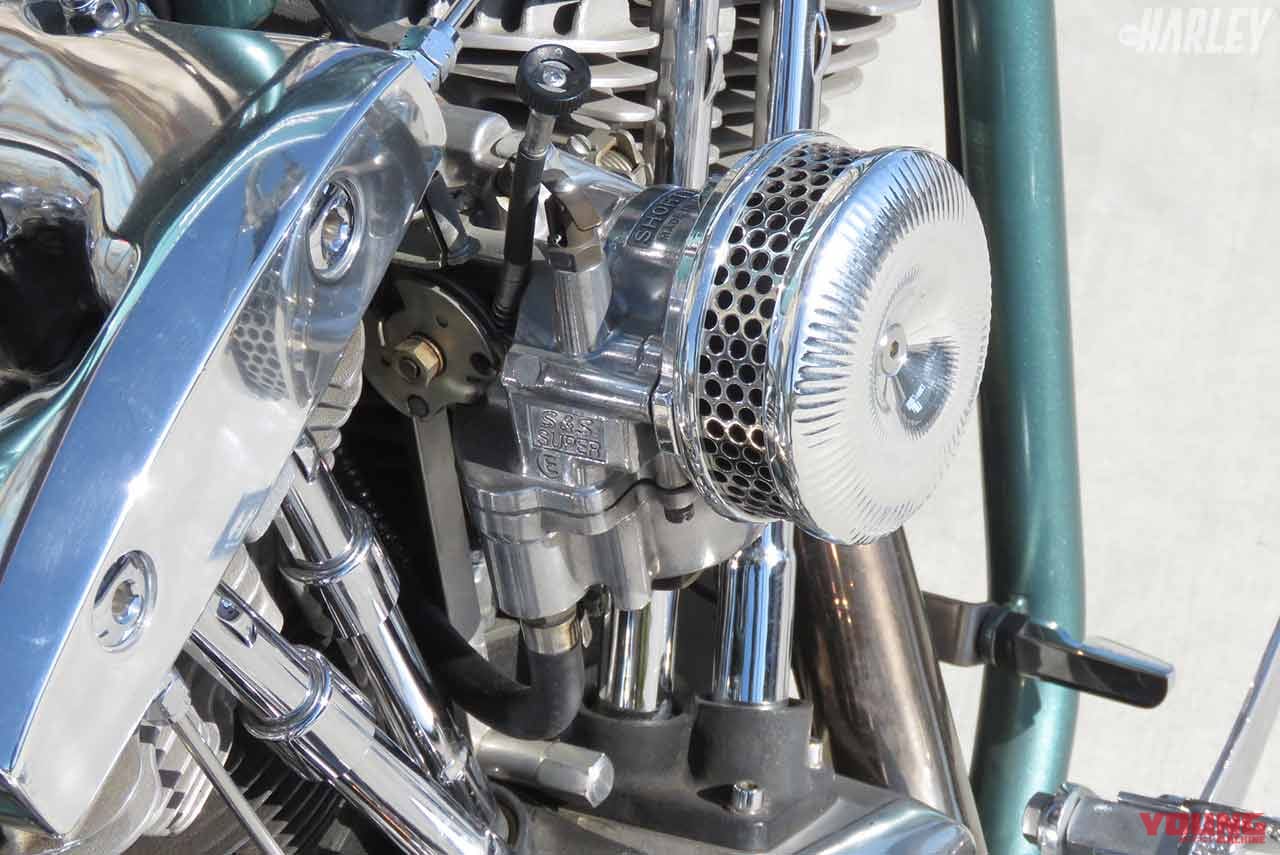 |’81ハーレーFXSローライダーカスタム ロングフォークチョッパー by ブルズアイ