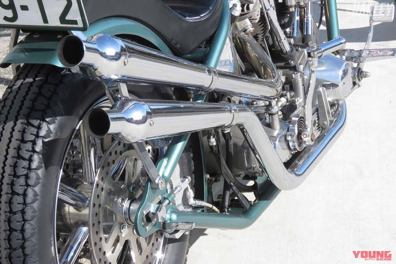 |’81ハーレーFXSローライダーカスタム ロングフォークチョッパー by ブルズアイ