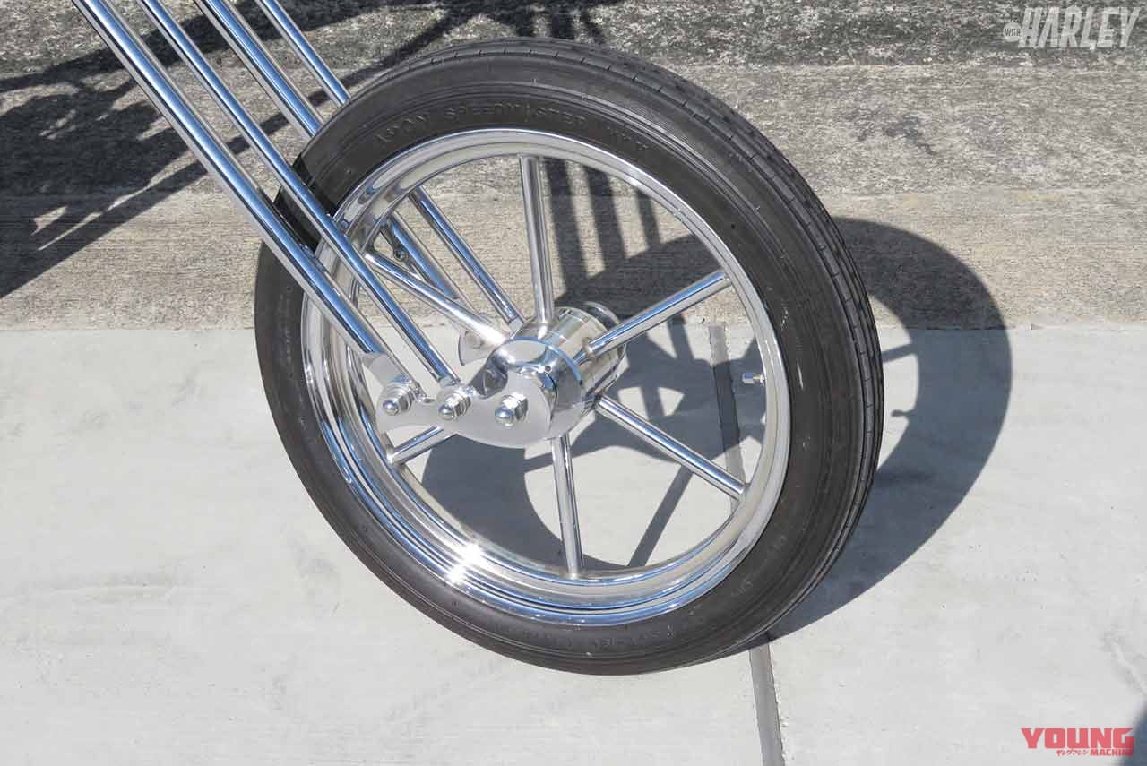 |’81ハーレーFXSローライダーカスタム ロングフォークチョッパー by ブルズアイ