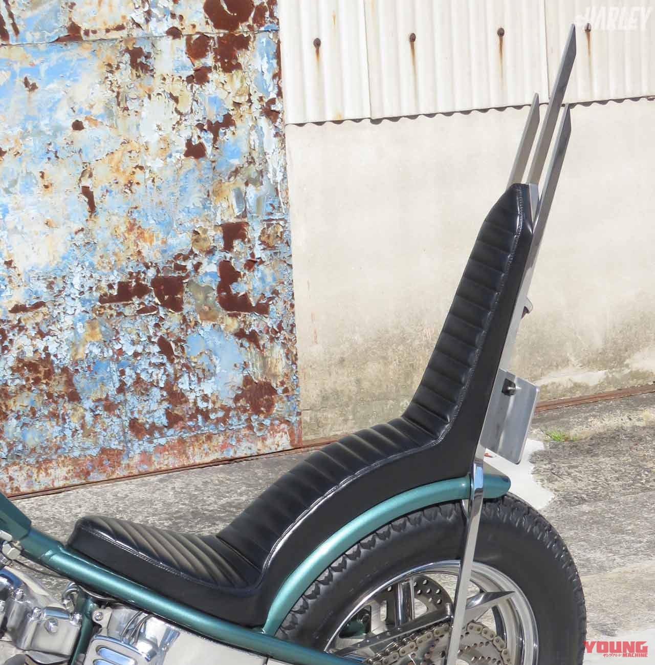 |’81ハーレーFXSローライダーカスタム ロングフォークチョッパー by ブルズアイ