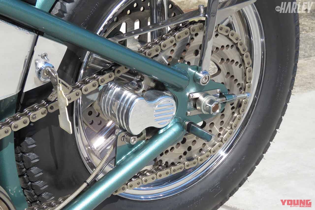 |’81ハーレーFXSローライダーカスタム ロングフォークチョッパー by ブルズアイ