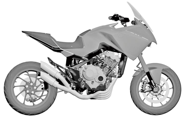 CB4X イメージCG|ホンダCB1000RベースのCBR1000R/CB1000Xに期待【バイク近未来予想】