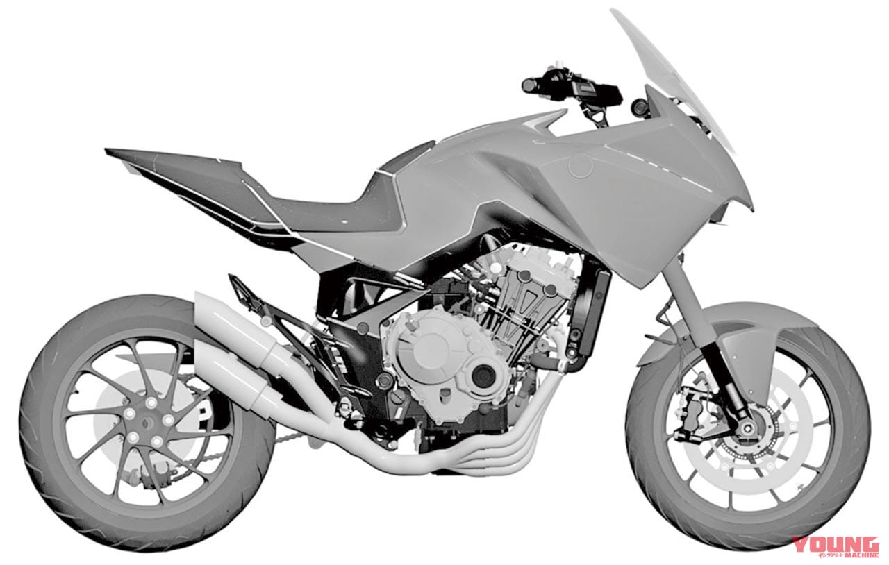 CB4X イメージCG|ホンダCB1000RベースのCBR1000R/CB1000Xに期待【バイク近未来予想】
