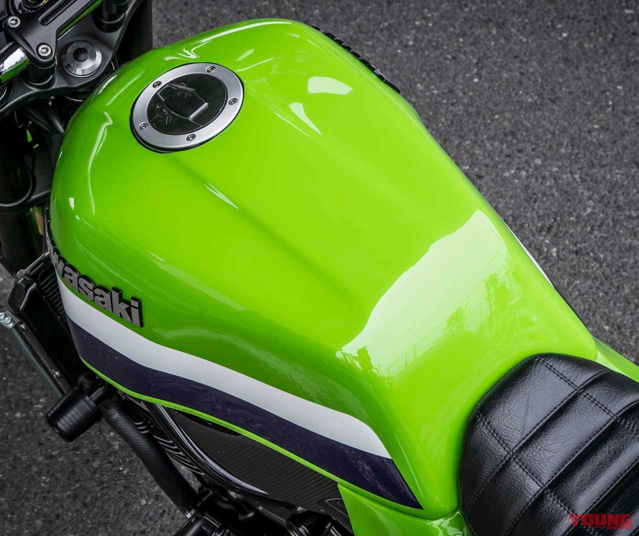 |Z900RSが名車ローソンレプリカに即変身!【ドレミコレクションのコスプレスタイル】