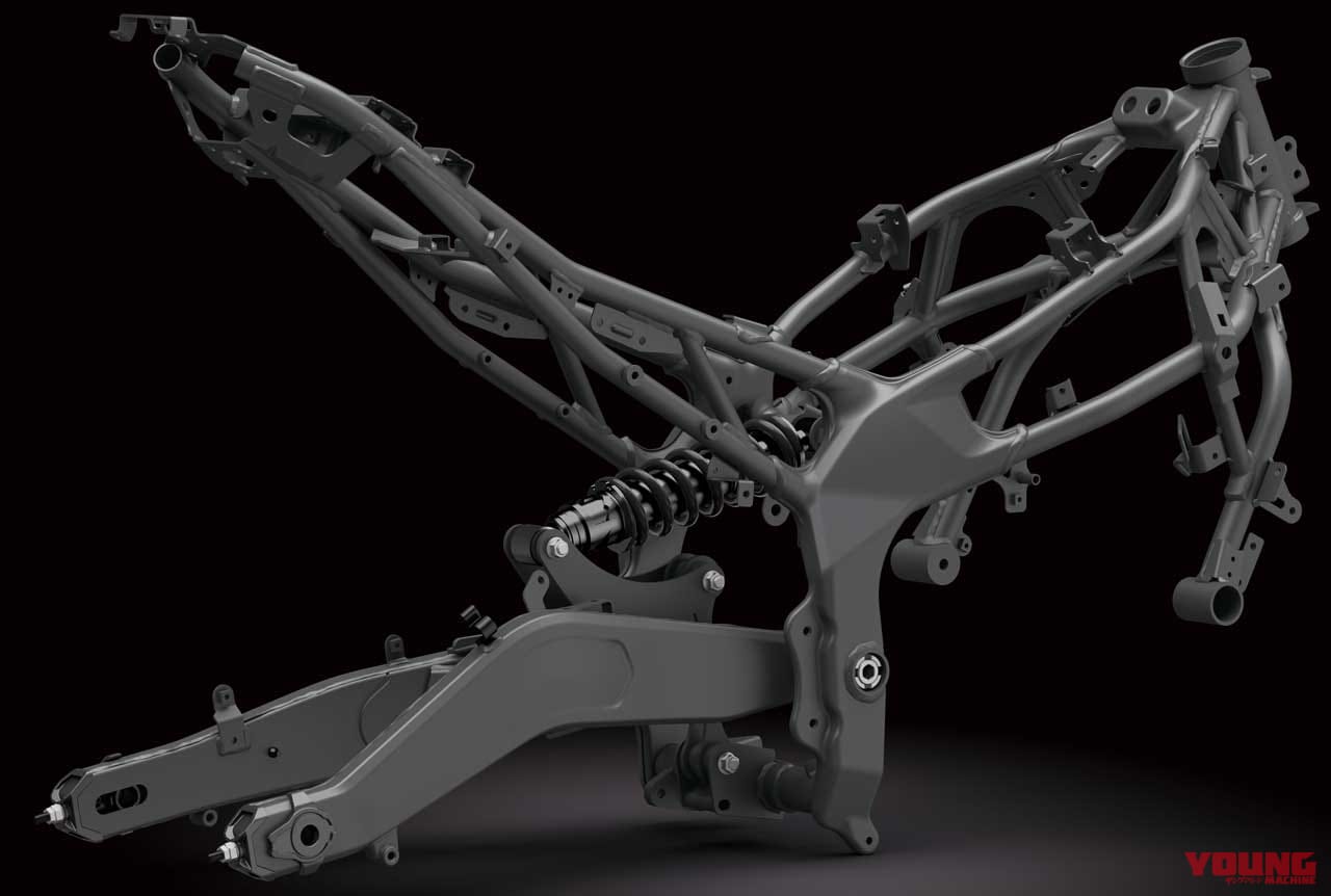 ニンジャZX-25Rの車体は"初物&最強"尽くし【1クラス上のフレーム、サス、ブレーキ】|ニンジャZX-25Rの車体は”初物&最強”尽くし【1クラス上のフレーム、サス、ブレーキ】