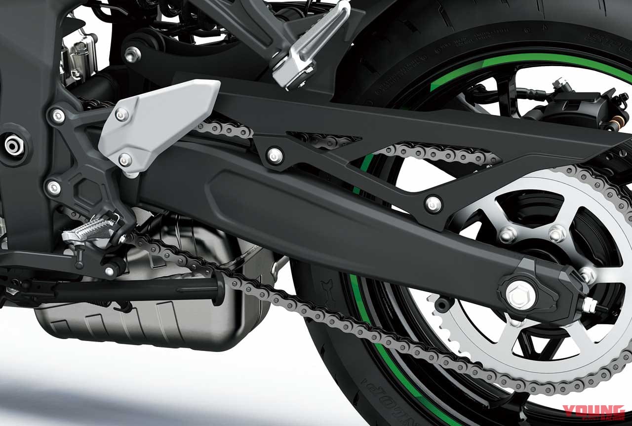 |ニンジャZX-25Rの車体は”初物&最強”尽くし【1クラス上のフレーム、サス、ブレーキ】