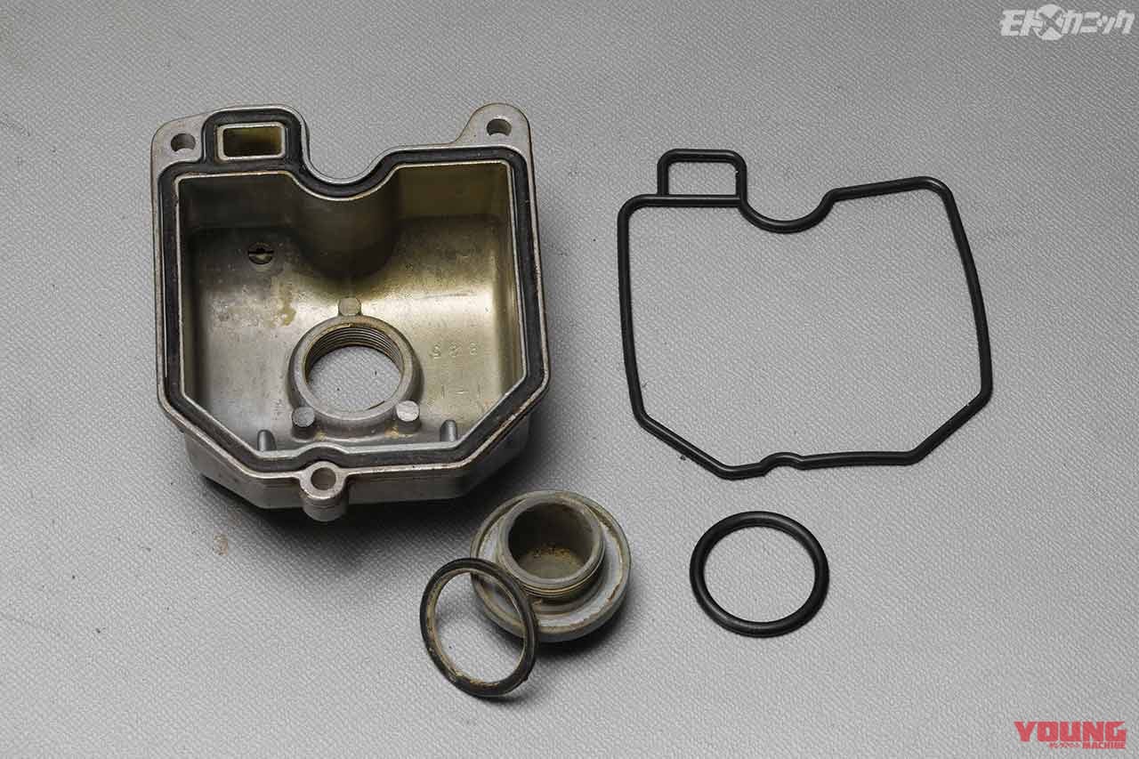 CRスペシャルキャブレターのオーバーフローを封じるガスケットキット〈キースター〉|CRスペシャルキャブレターのオーバーフローを封じるガスケットキット〈キースター〉