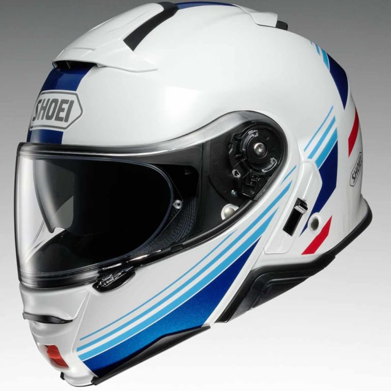 SHOEIのシステムヘルメット「ネオテックII」にグラフィック