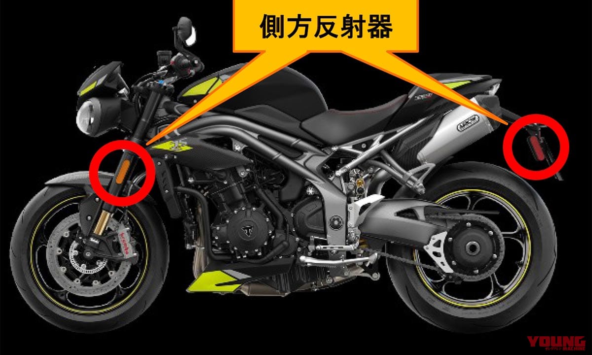 国内でも二輪車デイライトが合法に|国内でも二輪車デイライトが合法に【ポジションランプ&車体サイド反射板も義務付け】