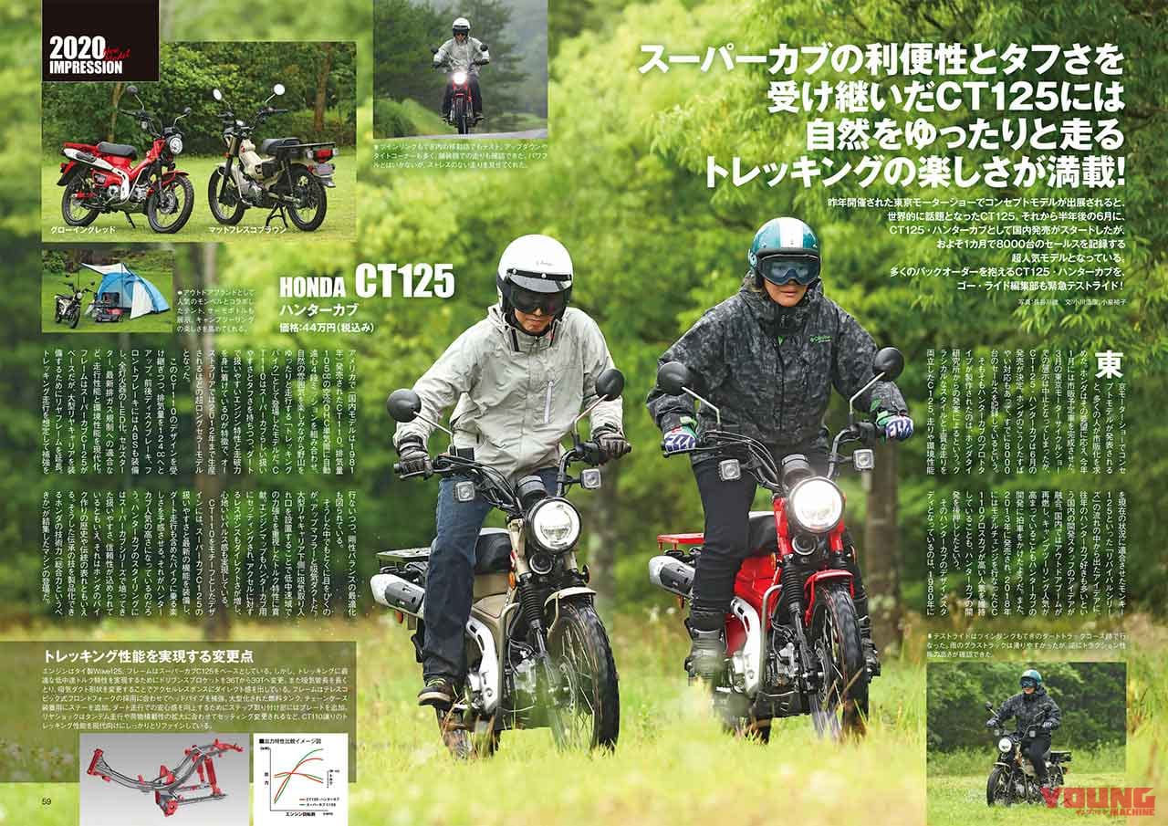 ハンターカブ試乗インプレッション|オフロードマシン ゴー・ライド9月号 8/6発売〈続編〉【特集:御荷鉾スーパー林道】
