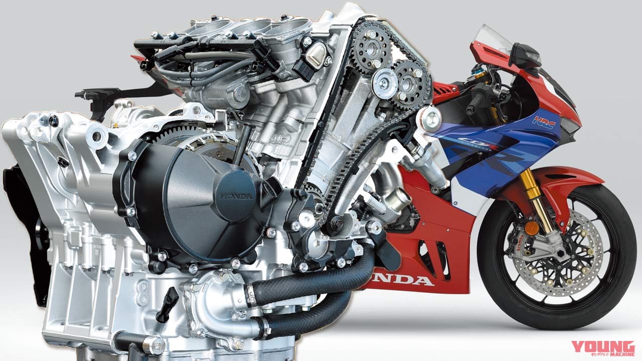 |CBR1000RR-Rエンジンマニアック解説#5:二次エア装置、スターター機構、クランク潤滑