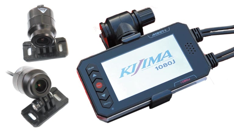 キジマ ドライブレコーダー 1080J|フルHD1080P高画質映像を前後カメラで記録〈キジマ ドライブレコーダー1080J〉
