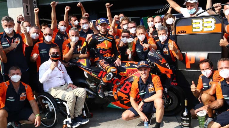 KTM、'20モトGP第4戦にて悲願の初優勝、その舞台裏【長年の熟成&育成が結実】|KTM、’20モトGP第4戦にて悲願の初優勝、その舞台裏【長年の熟成&育成が結実】