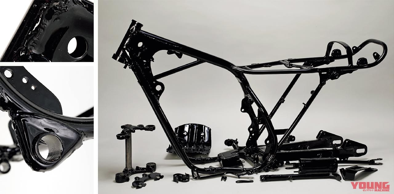 |’69ヤマハ トレール250 DT-1をフルレストア〈フレーム&インナーチューブ編〉