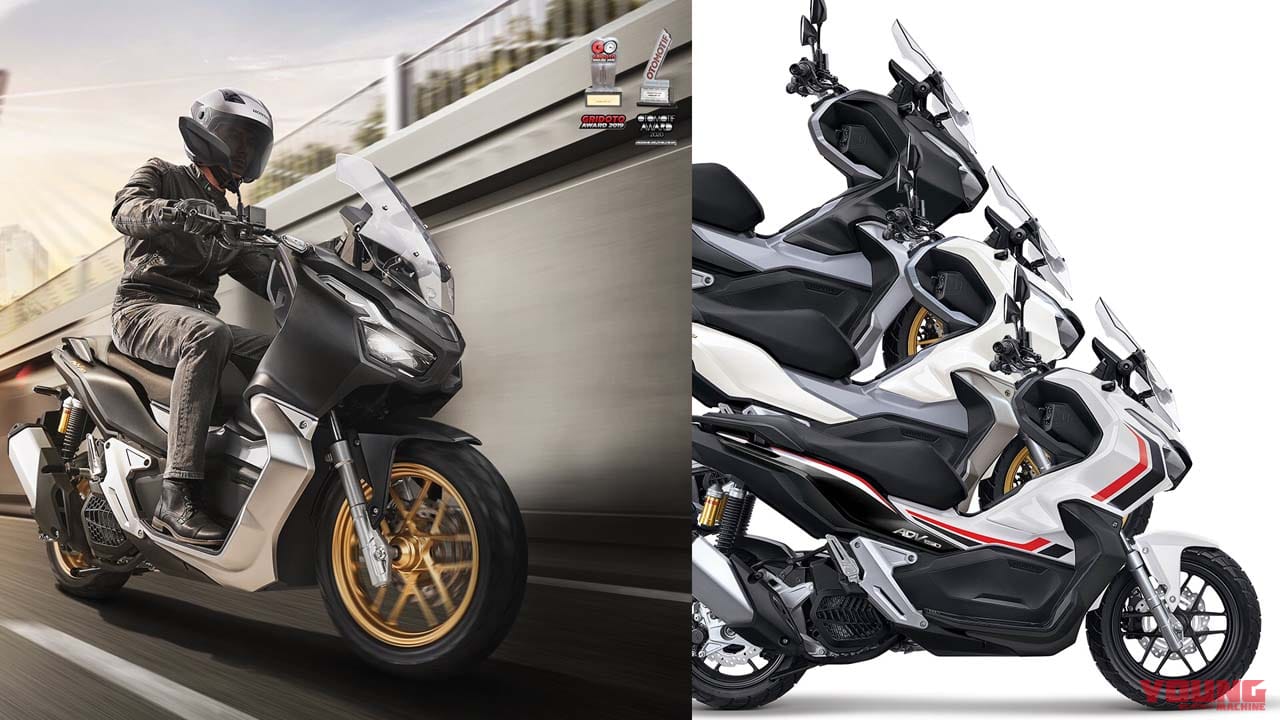 ホンダ Adv150 にゴールドホイールの新カラーバリエーションが登場 インドネシア仕様 Webヤングマシン 最新バイク情報