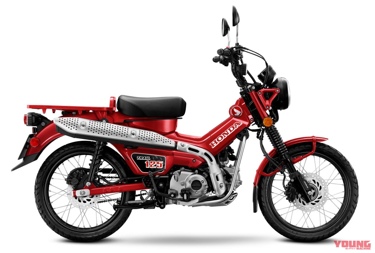 ホンダ トレール125 Ct125 が北米に登場 日本仕様のct125ハンターカブとなにが違う Webヤングマシン 最新バイク情報