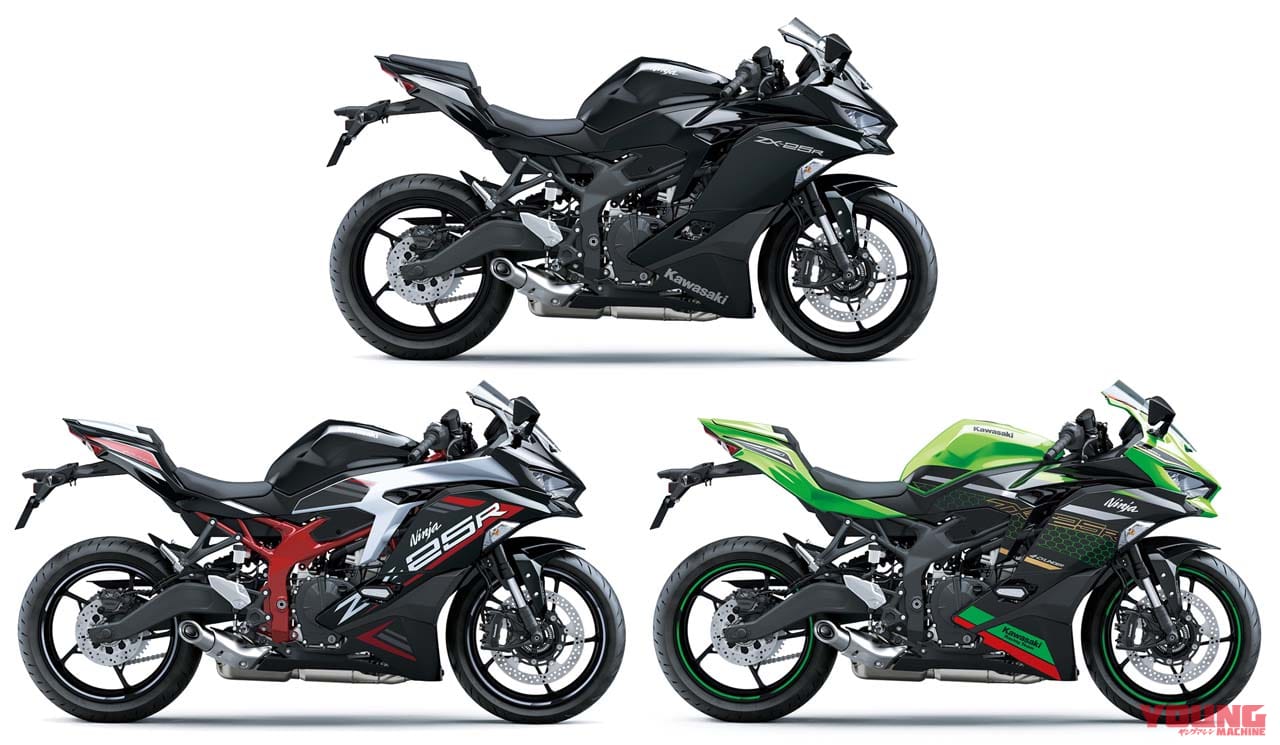 写真] 001a_ninja-zx-25r_vs_ninja-400 │ 4気筒250 vs 2気筒400の身内 