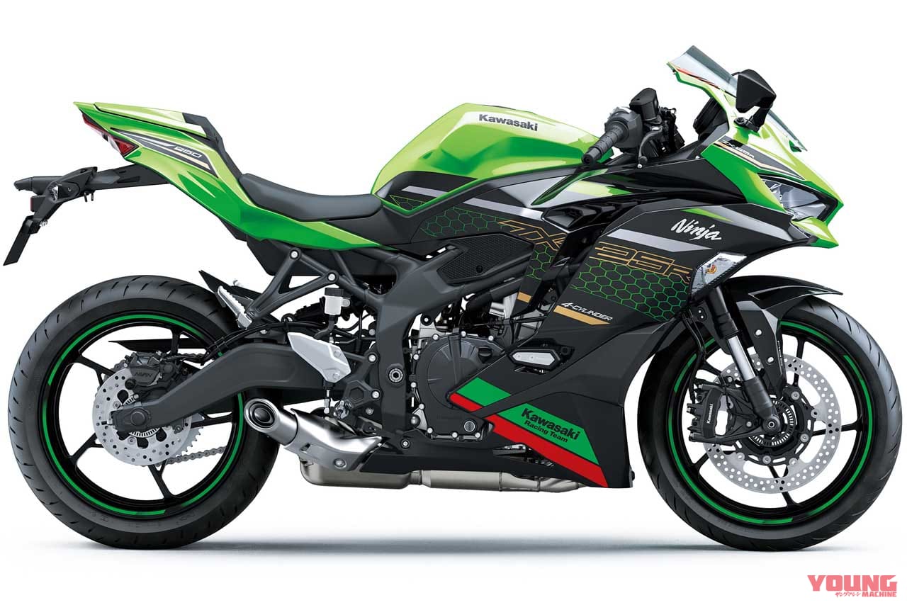 |A-TECHのフルカーボン外装!「ニンジャZX-25R」のシルエットが一気にレーシーに