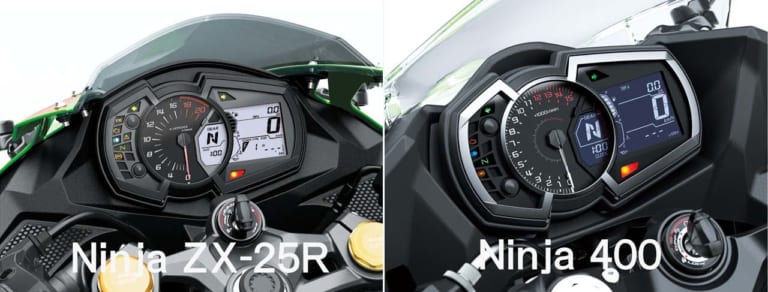 4気筒250 vs 2気筒400の身内対決！ ニンジャZX-25Rとニンジャ400を