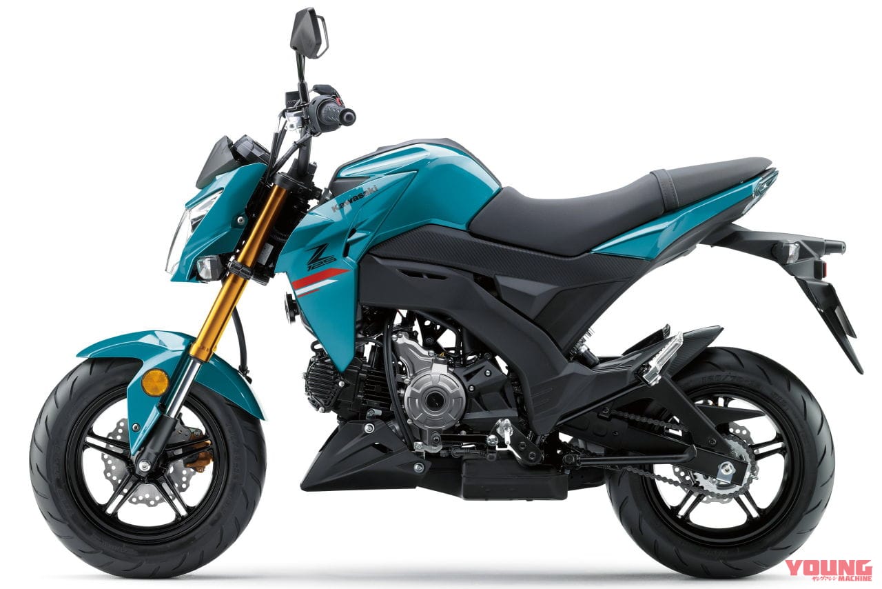 カワサキ Z125プロ|カワサキ唯一の原付二種「Z125 PRO」2021年ニューカラーで登場! “ティール”が目印で本日10/1発売