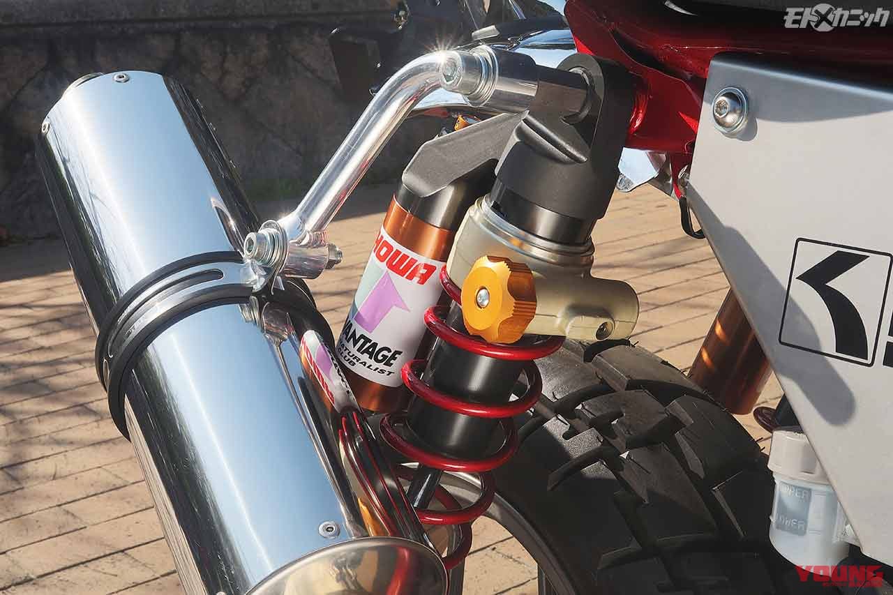 アドバンテージ リヤショックアブソーバー モンキー125|足まわりのプロが開発した最高峰リヤショック for モンキー125〈アドバンテージ〉