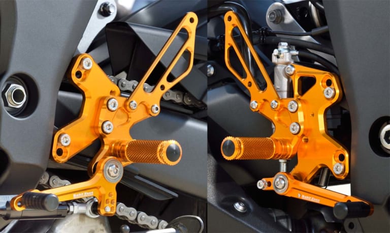 ベビーフェイス パフォーマンスステップキット|ベビーフェイス ニンジャ1000SXカスタム【定番パーツで機能性/快適性を向上】