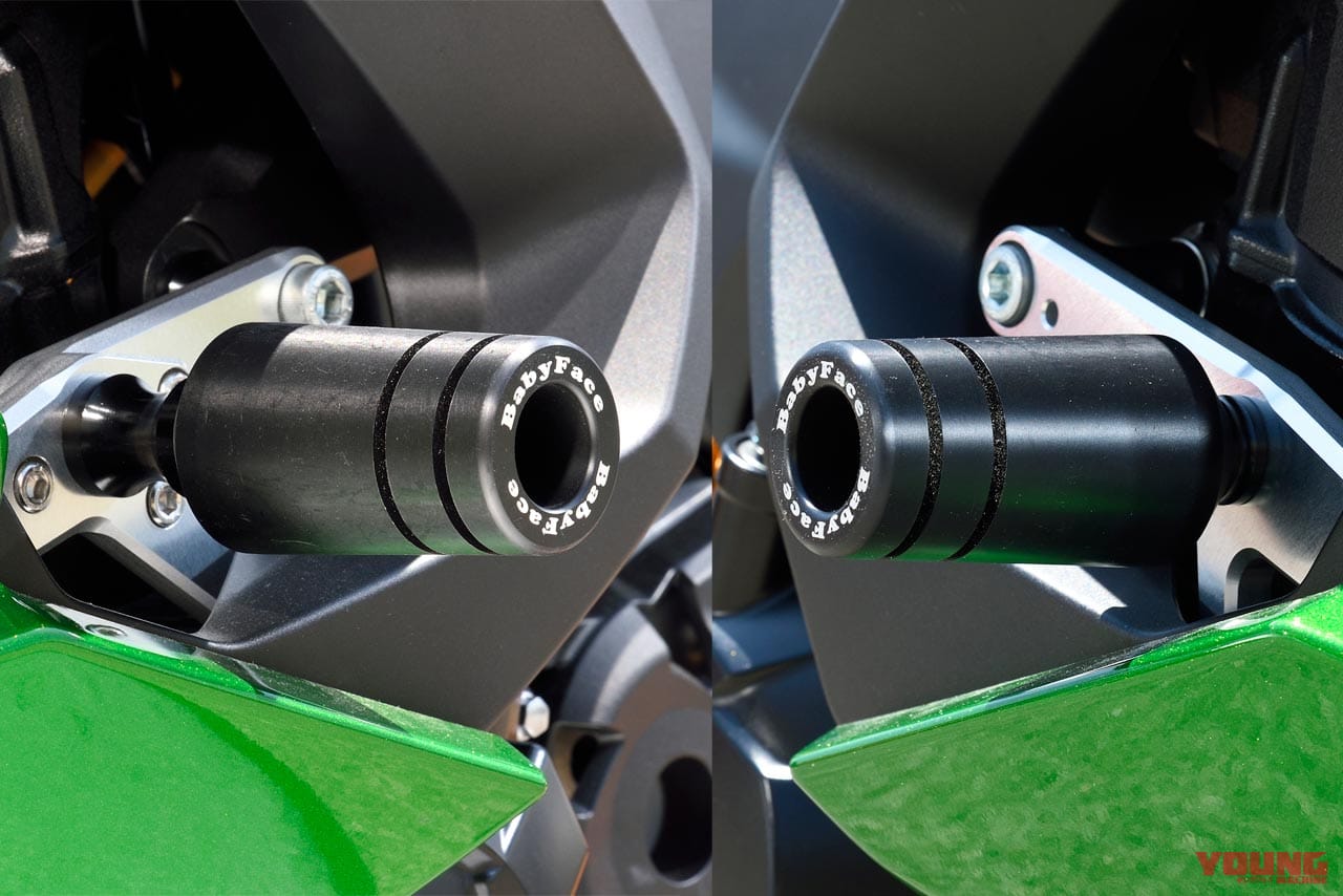 |ベビーフェイス ニンジャ1000SXカスタム【定番パーツで機能性/快適性を向上】