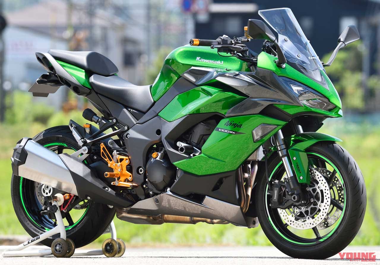 |ベビーフェイス ニンジャ1000SXカスタム【定番パーツで機能性/快適性を向上】