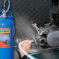 EZブラストの「重曹パウダー」でクリーニング