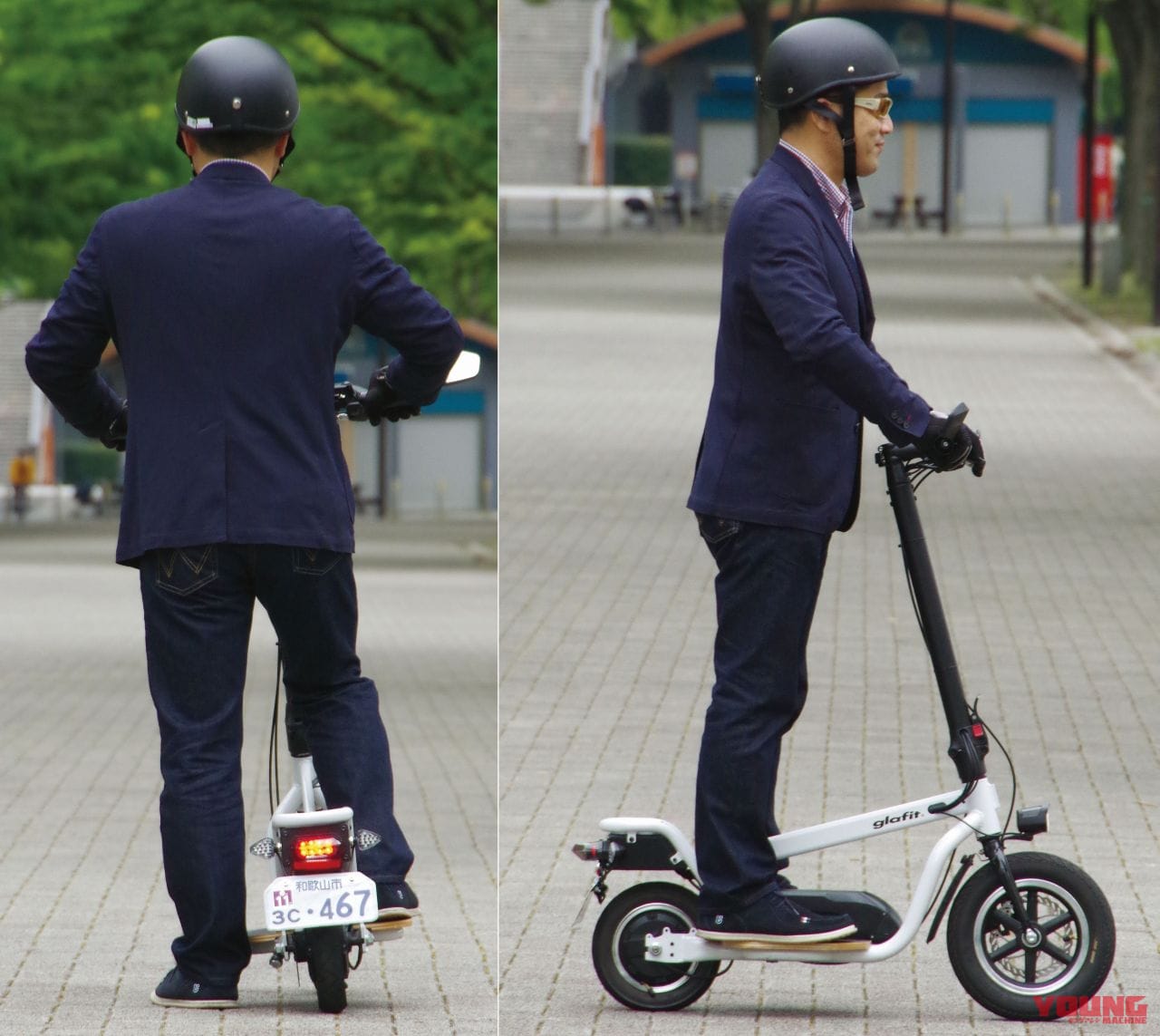 立ち乗り電動スクーター クロススクーター ロム 試乗レポート チョイ乗りが楽しい原付 Webヤングマシン 最新バイク情報 立ち乗り電動スクーター クロススクーター ロム 試乗レポート チョイ乗りが楽しい原付 Webヤングマシン 最新バイク情報