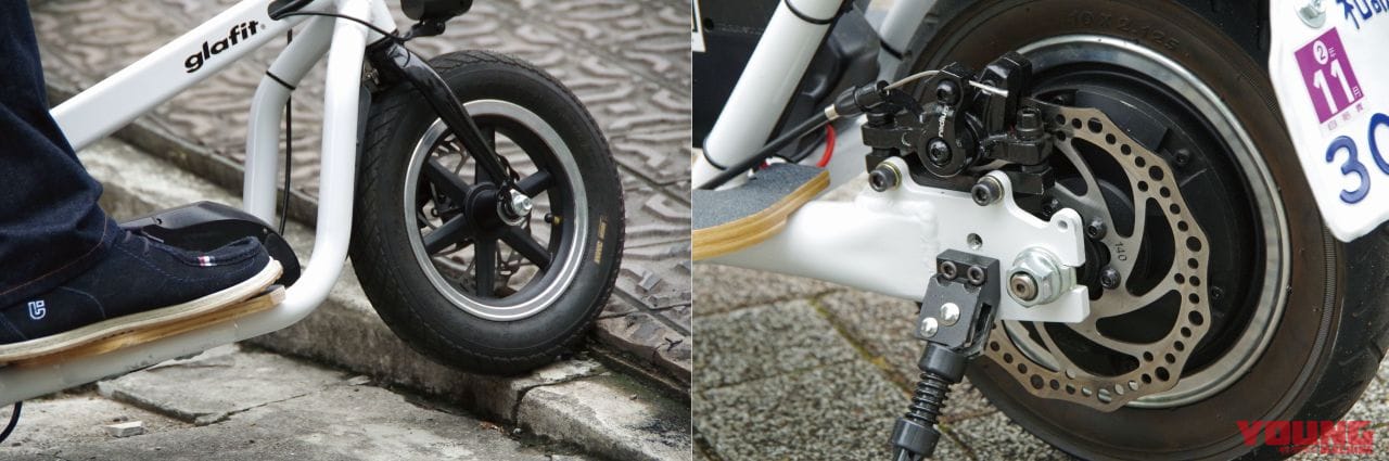 電動スクーター グラフィット クロススクーター ロム 近藤スパ太郎試乗|立ち乗り電動スクーター「クロススクーター ロム」試乗レポート【チョイ乗りが楽しい原付】