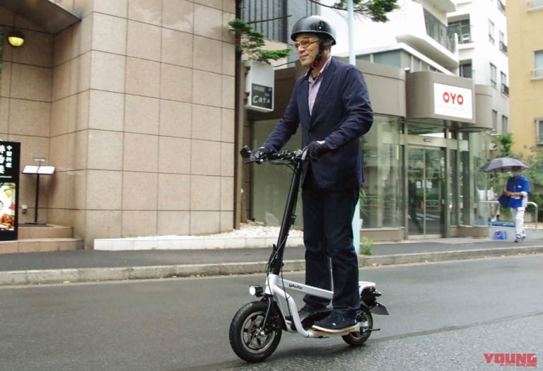 立ち乗り電動スクーター「クロススクーター ロム」試乗レポート【チョイ乗りが楽しい原付】|立ち乗り電動スクーター「クロススクーター ロム」試乗レポート【チョイ乗りが楽しい原付】