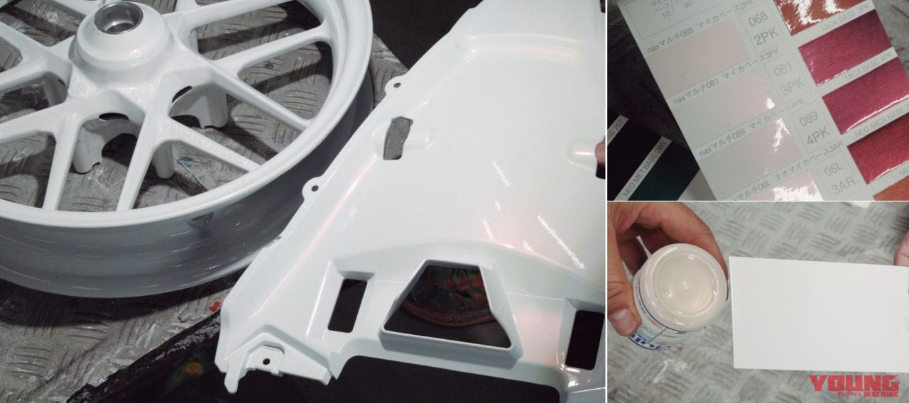 YMラボ ADV150ラリーカスタムプロジェクト#6【ボディをパールホワイトペイント】|YMラボ ADV150ラリーカスタムプロジェクト#6【ボディをパールホワイトペイント】