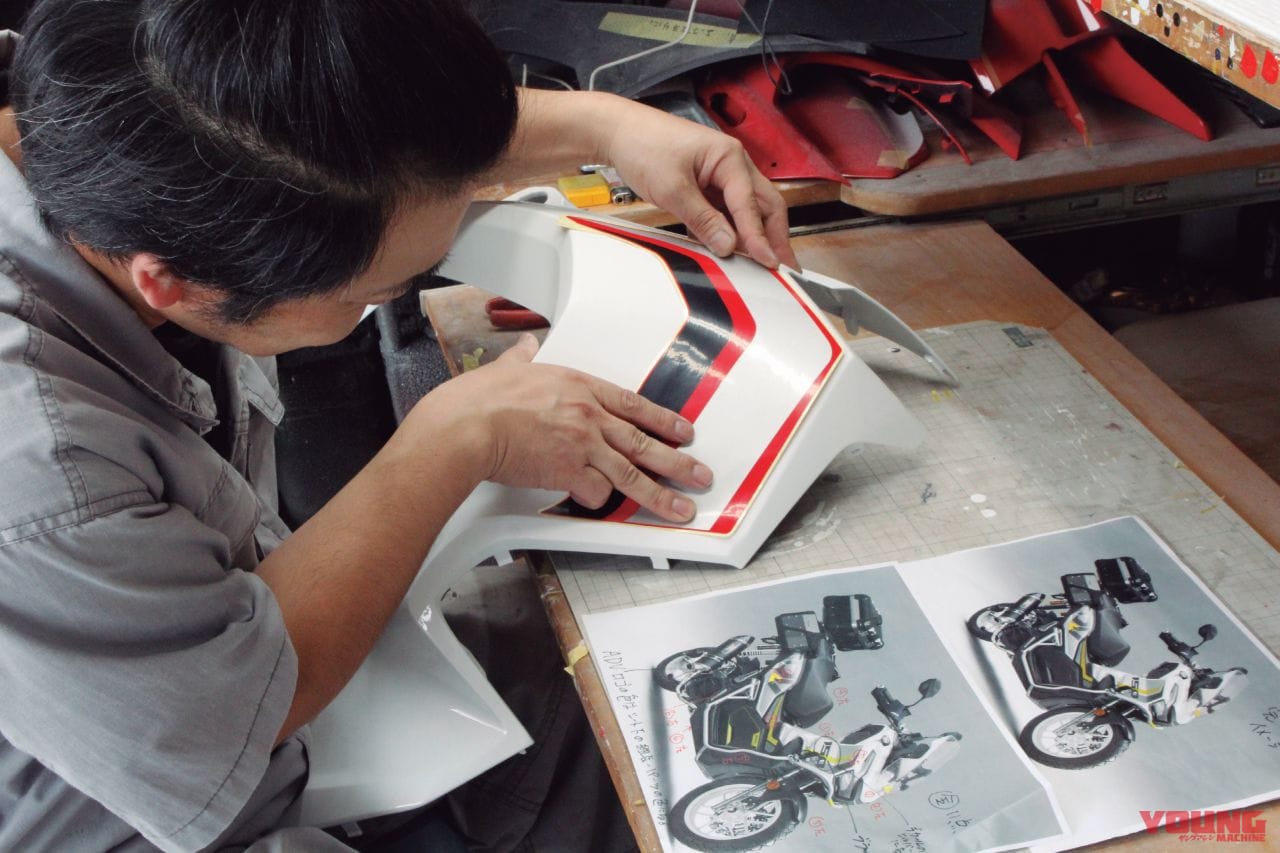 |YMラボ ADV150ラリーカスタムプロジェクト#7【グラフィックはペイント&デカール】