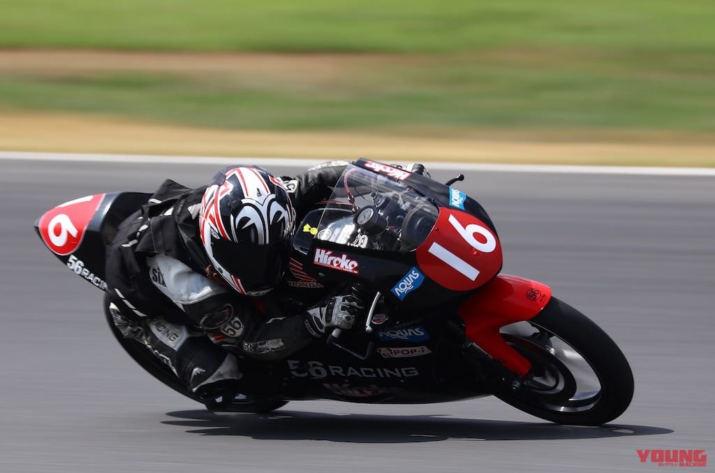 |56RACINGの若武者・小田喜阿門がロードレースデビュー! 予選では自己ベストでフロントローに並ぶ