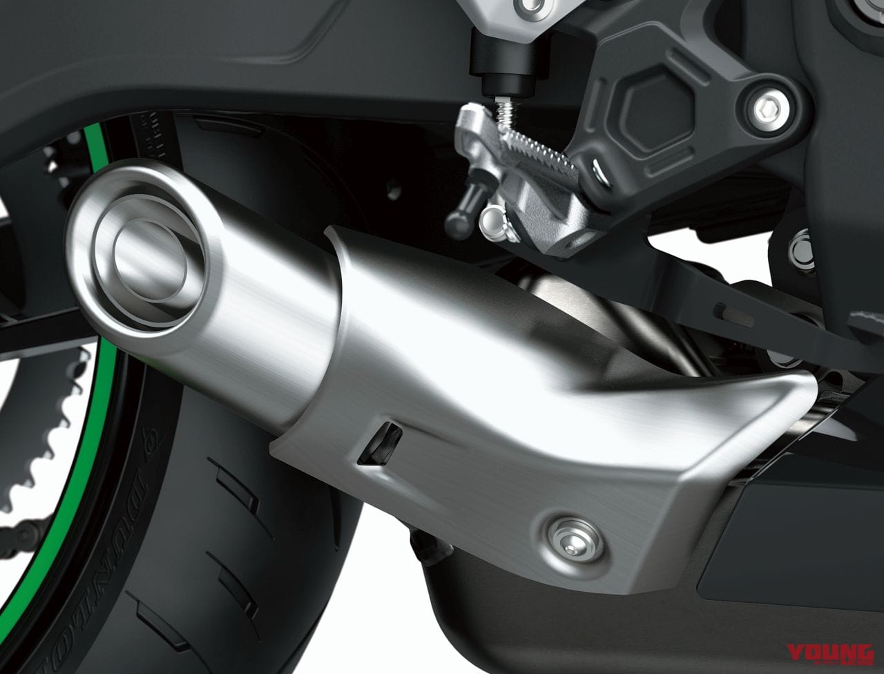 |ニンジャZX-25R 官能スクリーミング直4エンジンはクラス最強45ps/ラムエア46ps