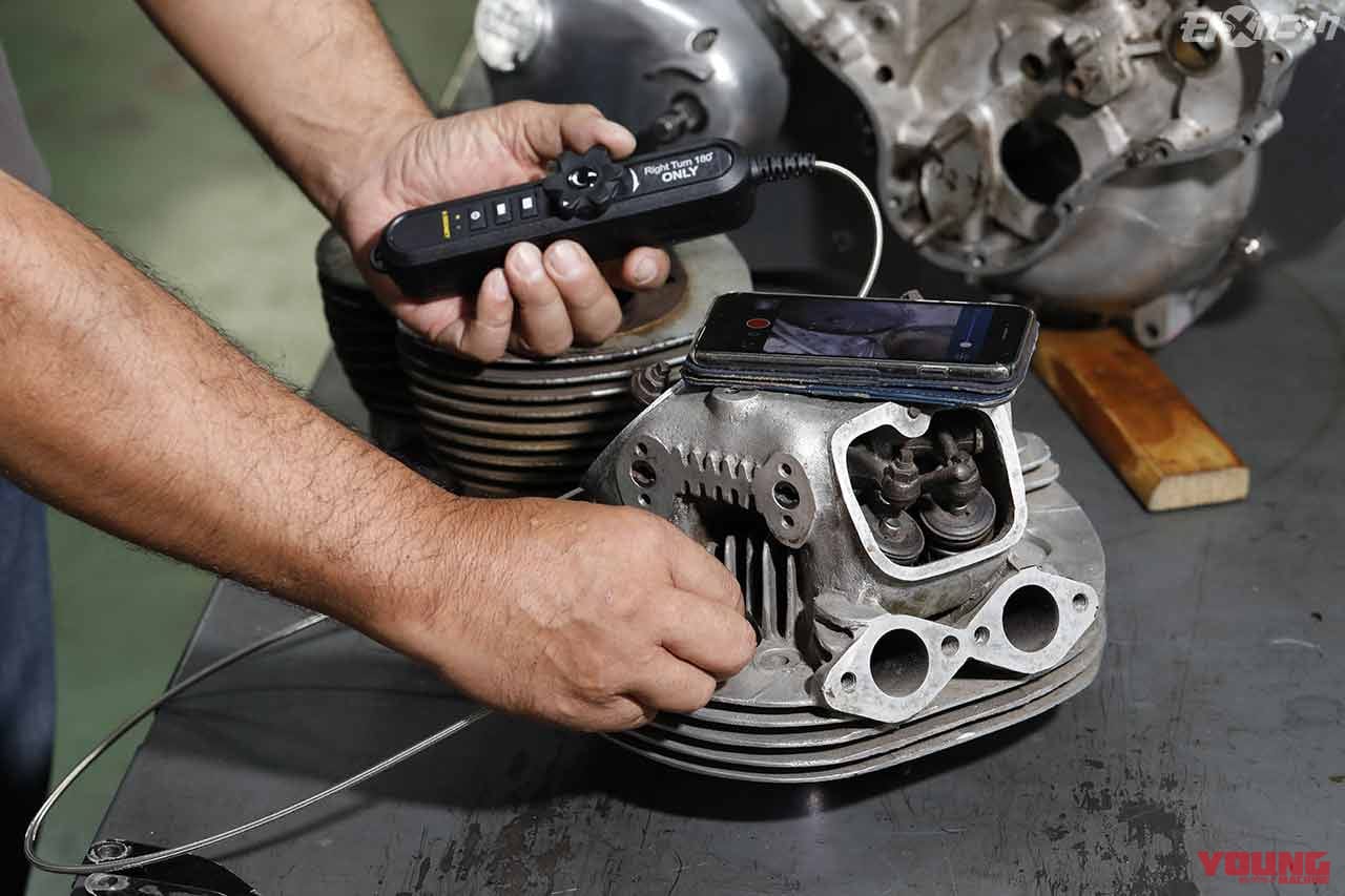 |180°ターン自在なバイクメンテ用超小型カメラ〈10万円台の画期的価格|シグネット〉