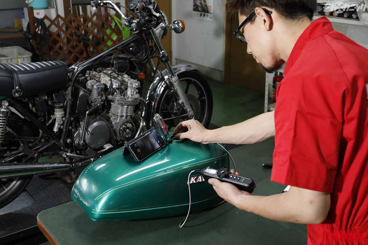 |180°ターン自在なバイクメンテ用超小型カメラ〈10万円台の画期的価格|シグネット〉