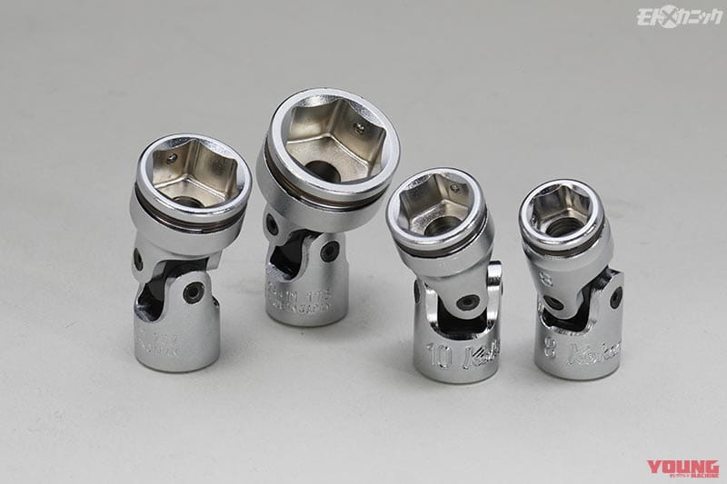 ko-ken 1/4ナットグリップユニバーサルソケット 2441M-8/10/12/14|差込角1/4の小さめソケット工具は普段のバイクメンテナンスで重宝〈ko-ken〉