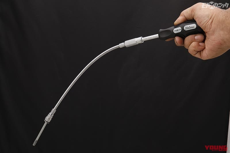 ko-ken 1/4フレキシブルエクステンションバー 2762|差込角1/4の小さめソケット工具は普段のバイクメンテナンスで重宝〈ko-ken〉