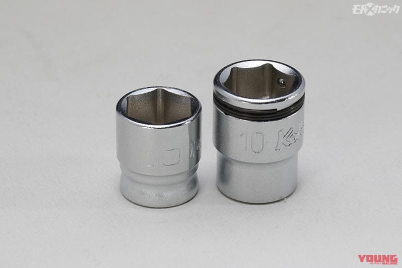 |差込角1/4の小さめソケット工具は普段のバイクメンテナンスで重宝〈ko-ken〉